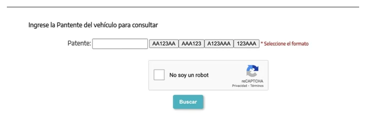 Paso 2 para consultar o cambiar el turno de la VTV en Lisandro Olmos
